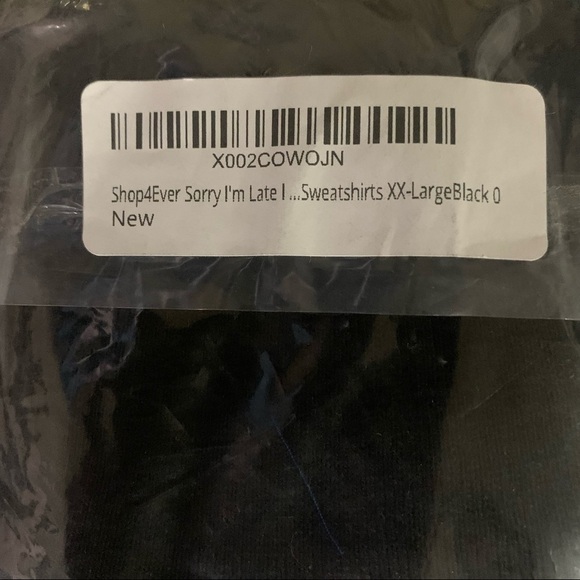 Shop4ever Sorry I'm Late I Didn't Want to Come Hoodies Sayings Sweatshirts XXL - Picture 4 of 7